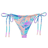 Florida Keys Purple String Bikini Bottom-Coastal Cool