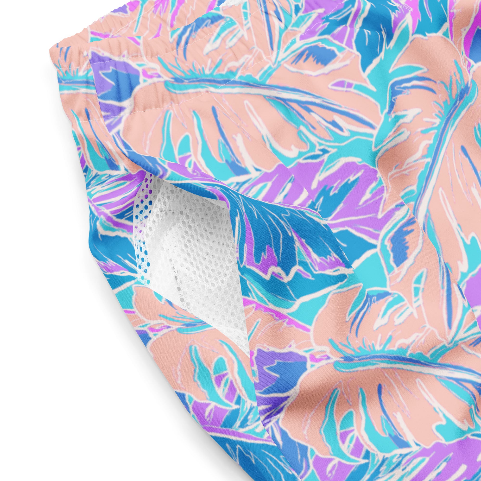 Florida Keys Purple Swim Trunks-Coastal Cool