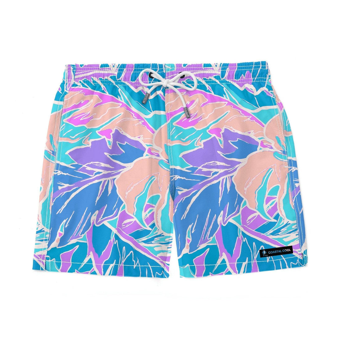 Florida Keys Purple Swim Trunks-Coastal Cool