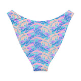 Florida Keys Purple V-Waist Bikini Bottom-Coastal Cool