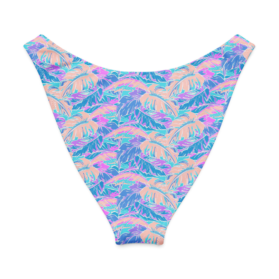 Florida Keys Purple V-Waist Bikini Bottom-Coastal Cool