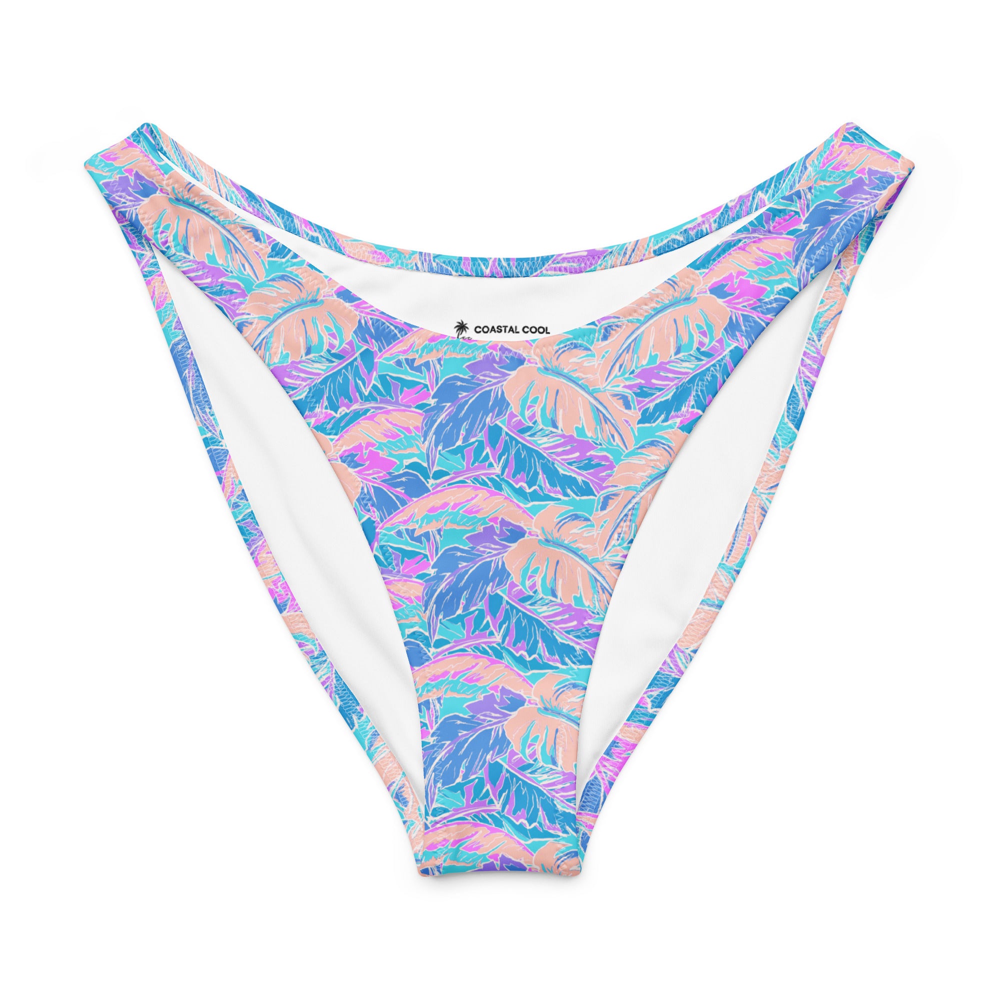 Florida Keys Purple V-Waist Bikini Bottom-Coastal Cool