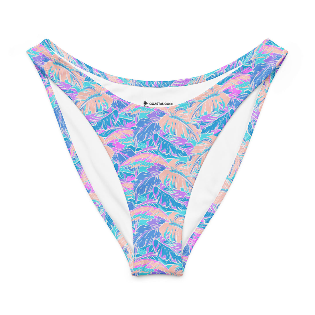 Florida Keys Purple V-Waist Bikini Bottom-Coastal Cool