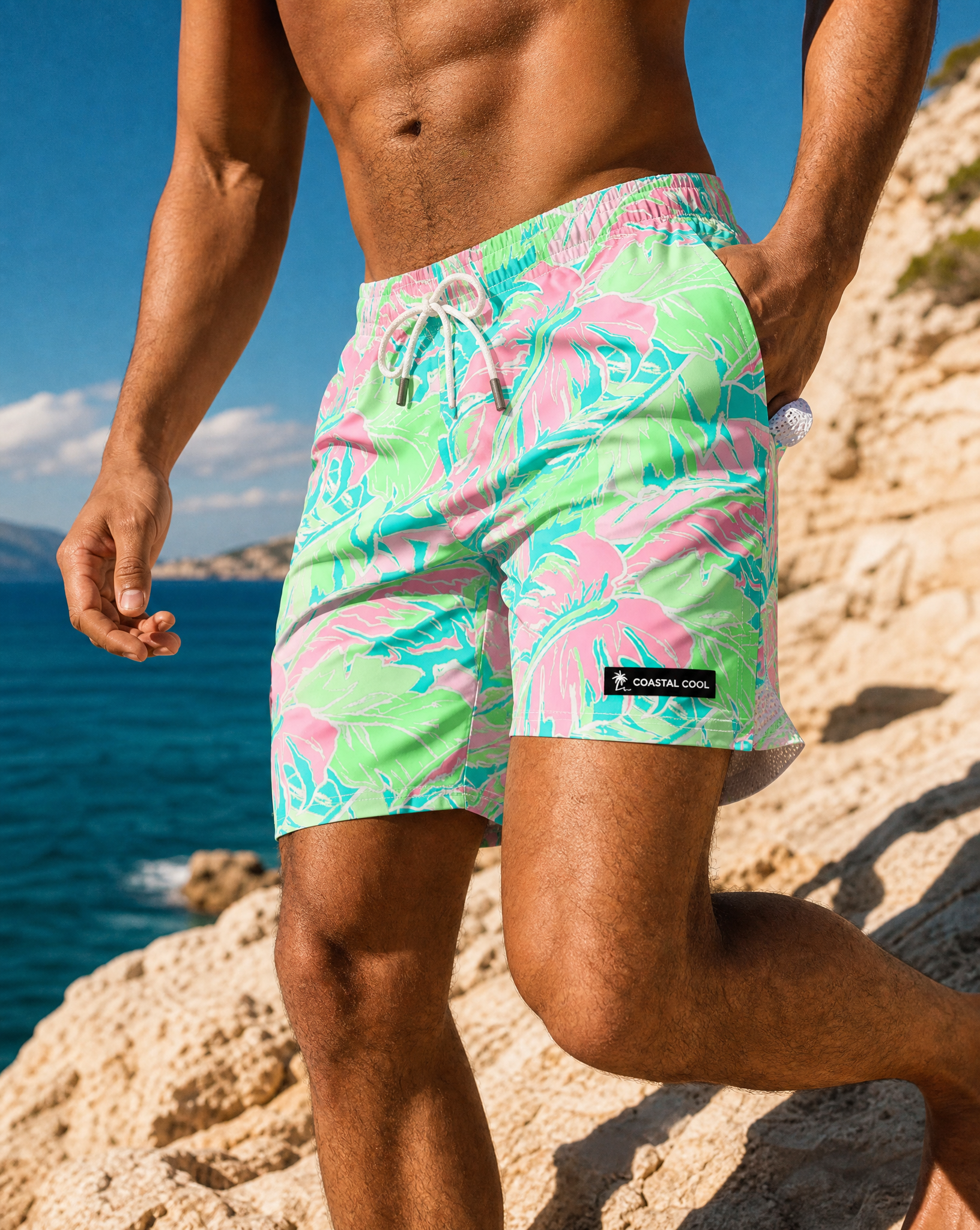 Florida Keys Sea Swim Trunks-Coastal Cool-2026-V1