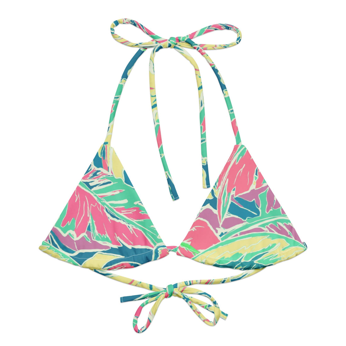 Florida Keys String Bikini Top-Coastal Cool