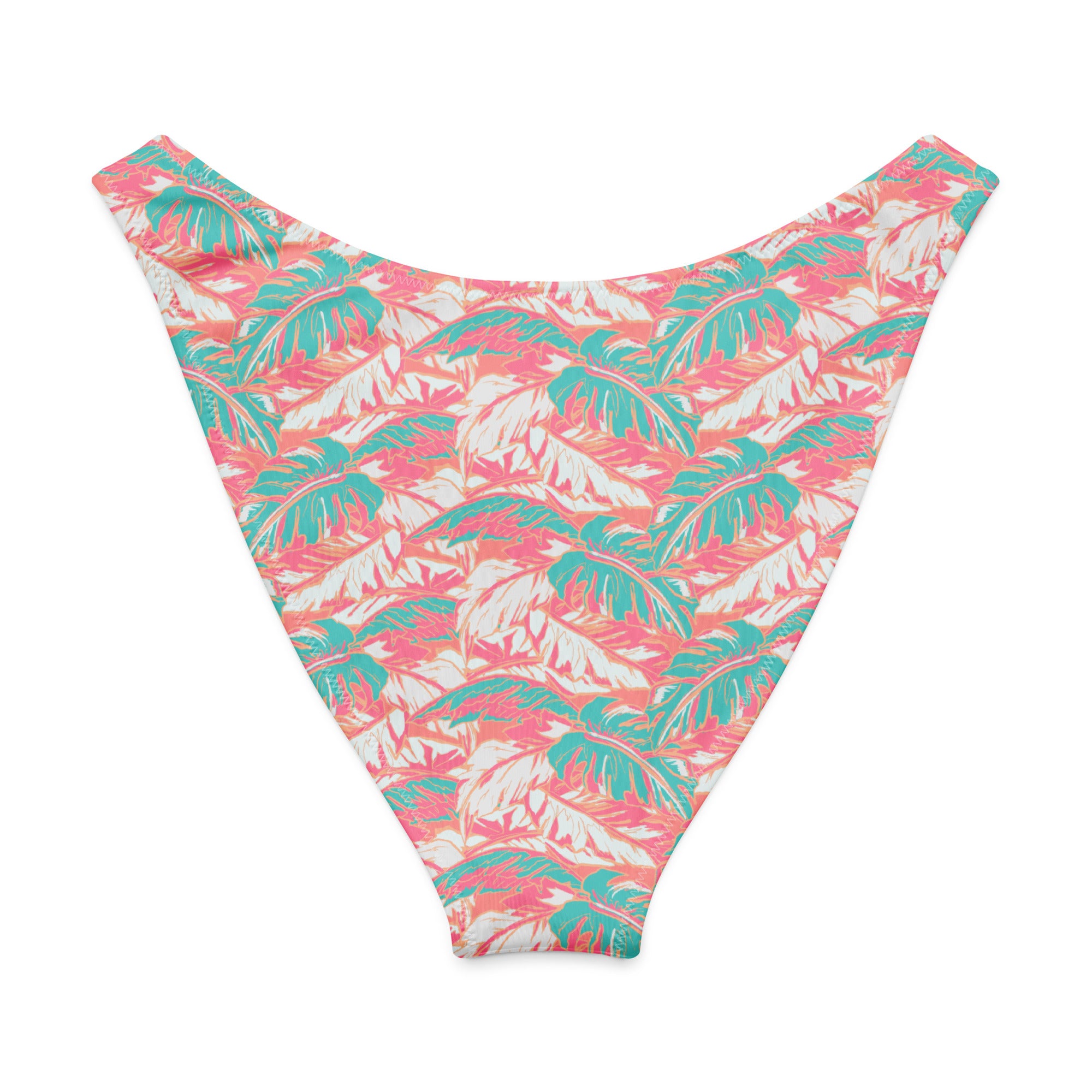 Florida Keys V-Waist Bikini Bottom-Coastal Cool
