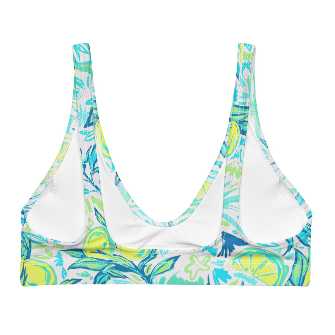 Fresh Fruit Bikini Top-Coastal Cool-Recycled Swimsuits and Beachwear