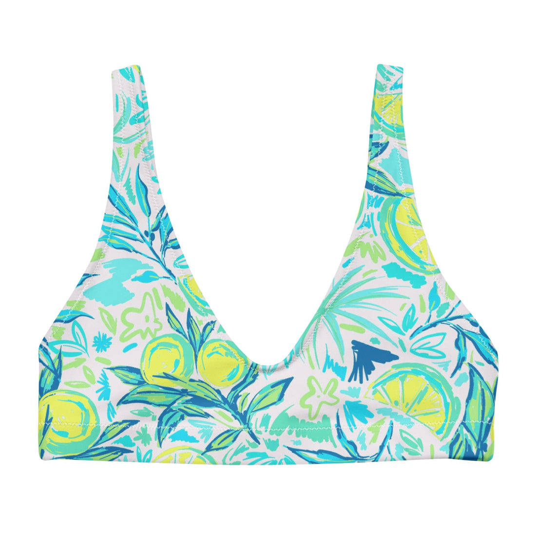 Fresh Fruit Bikini Top-Coastal Cool