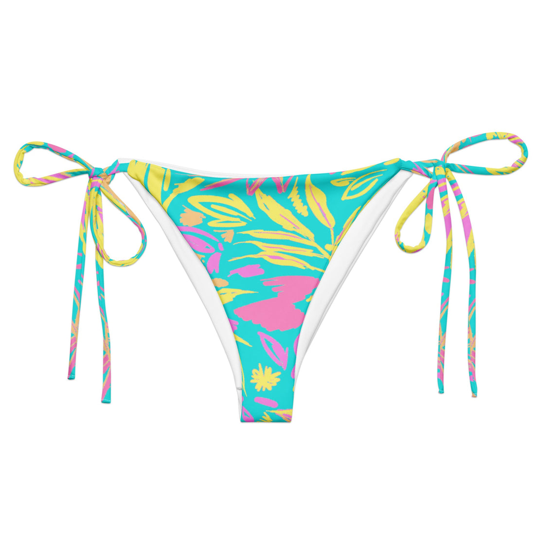 Fresh Fruit Mix String Bikini Bottom  Coastal Cool XS   Sustainable | Recycled | Swimwear | Beachwear | Travel and Vacation | Coastal Cool Swimwear | Coastal Cool Beachwear