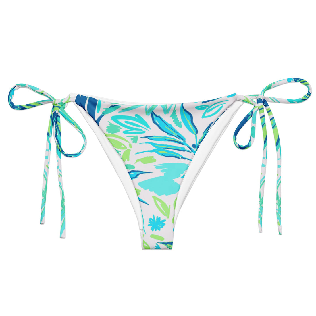 Fresh Fruit String Bikini Bottom  Coastal Cool XS   Sustainable | Recycled | Swimwear | Beachwear | Travel and Vacation | Coastal Cool Swimwear | Coastal Cool Beachwear