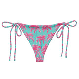Friday Palms String Bikini Bottom-Coastal Cool