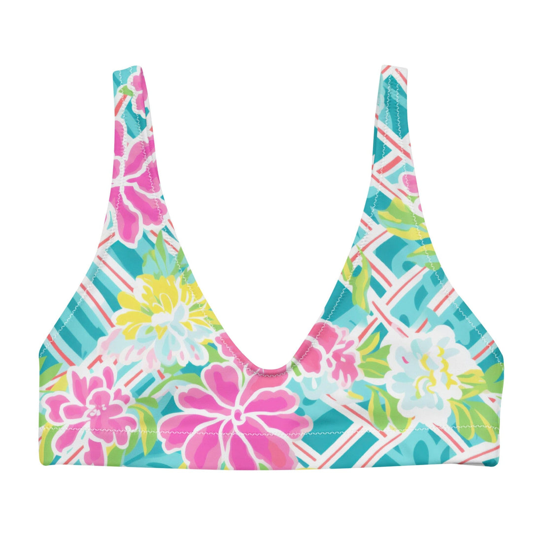 Grand Cayman Bikini Top-Coastal Cool