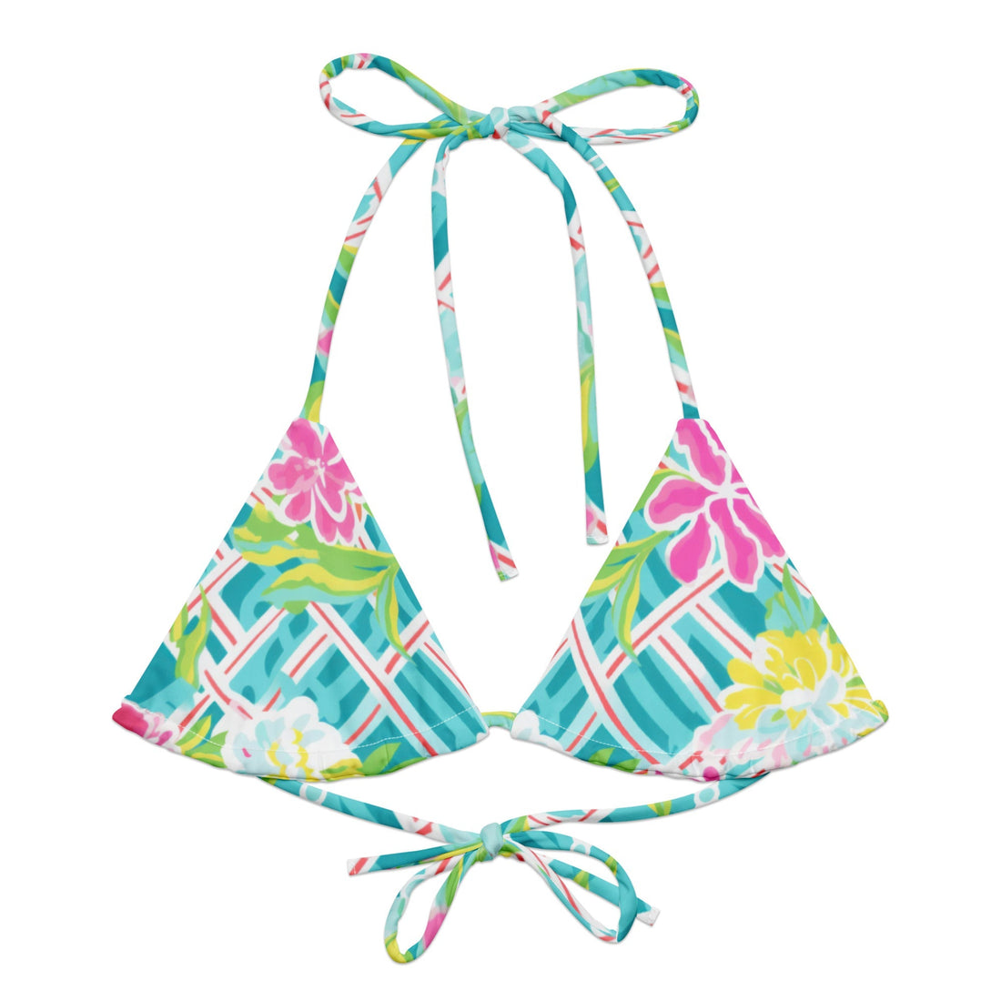 Grand Caymans String Bikini Top-Coastal Cool-Recycled Swimsuits and Beachwear