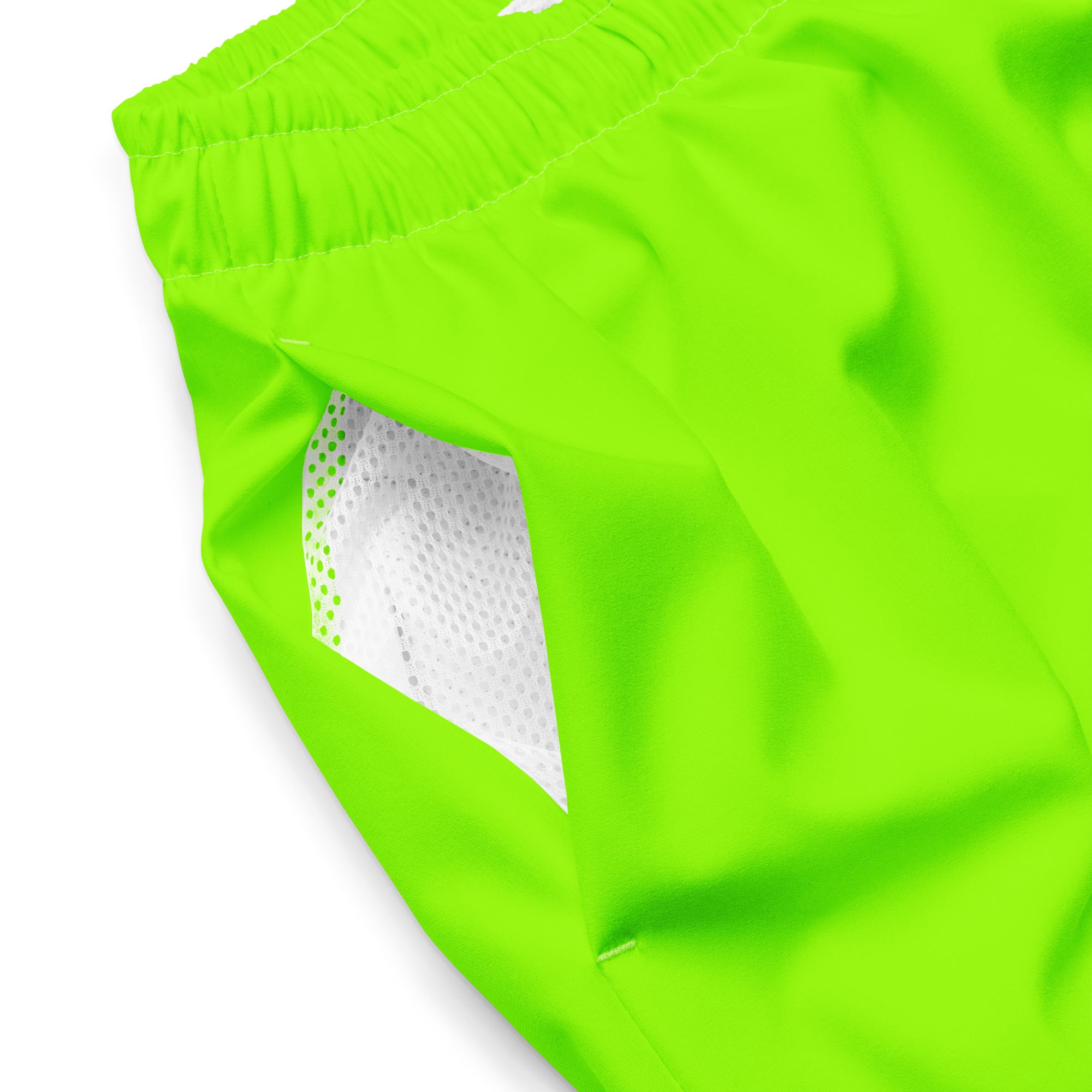 Green Solid Swim Trunks-Coastal Cool