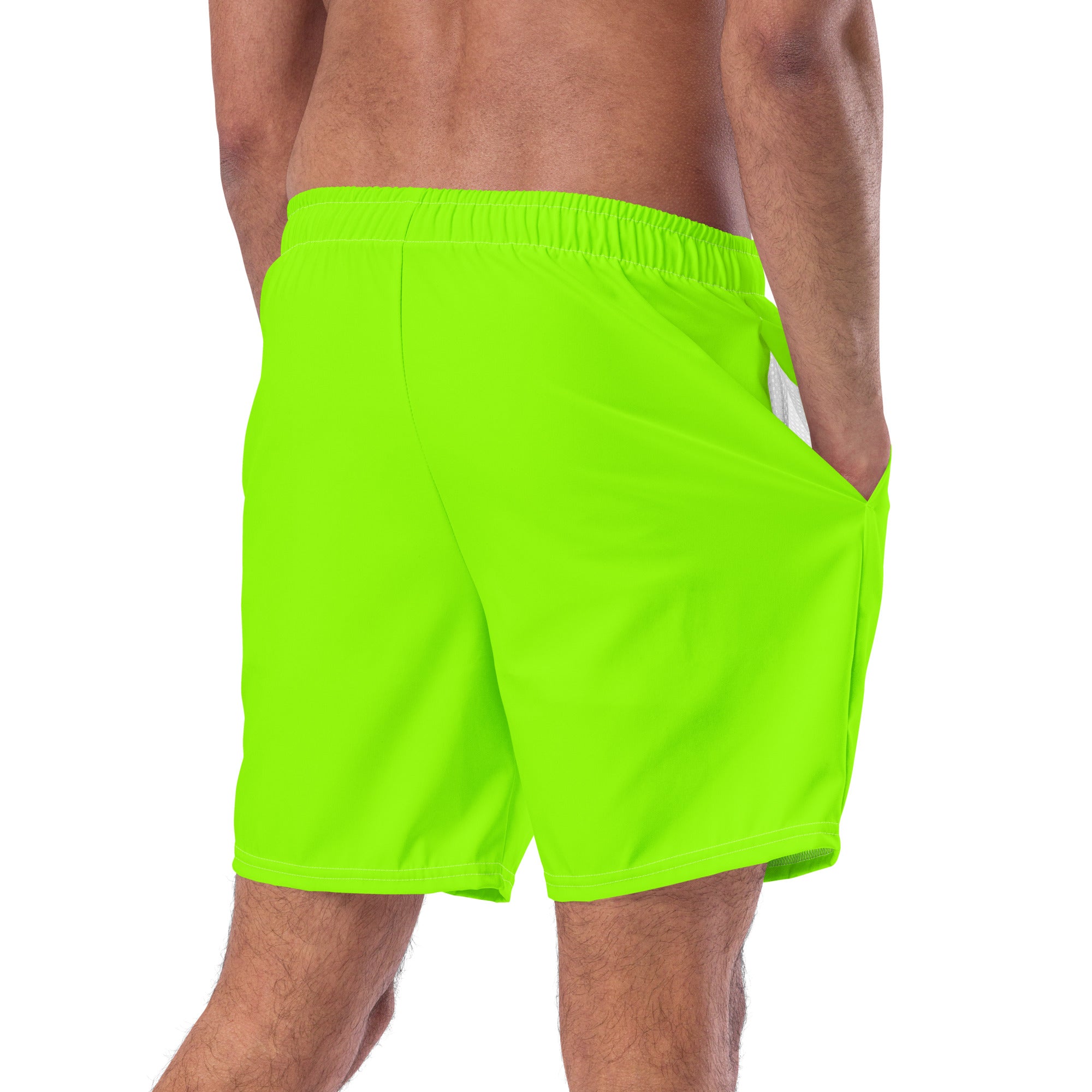 Green Solid Swim Trunks-Coastal Cool-2026-V1