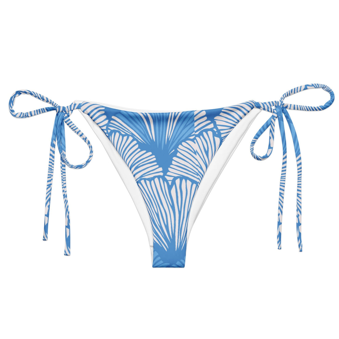 Hamptons String Bikini Bottom-Coastal Cool