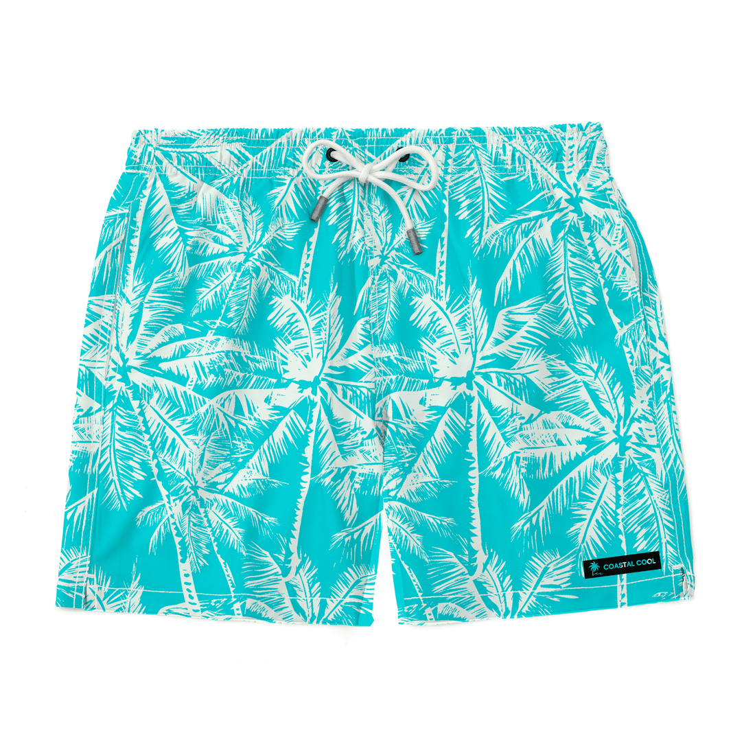 Happy Hour Swim Trunks-Coastal Cool