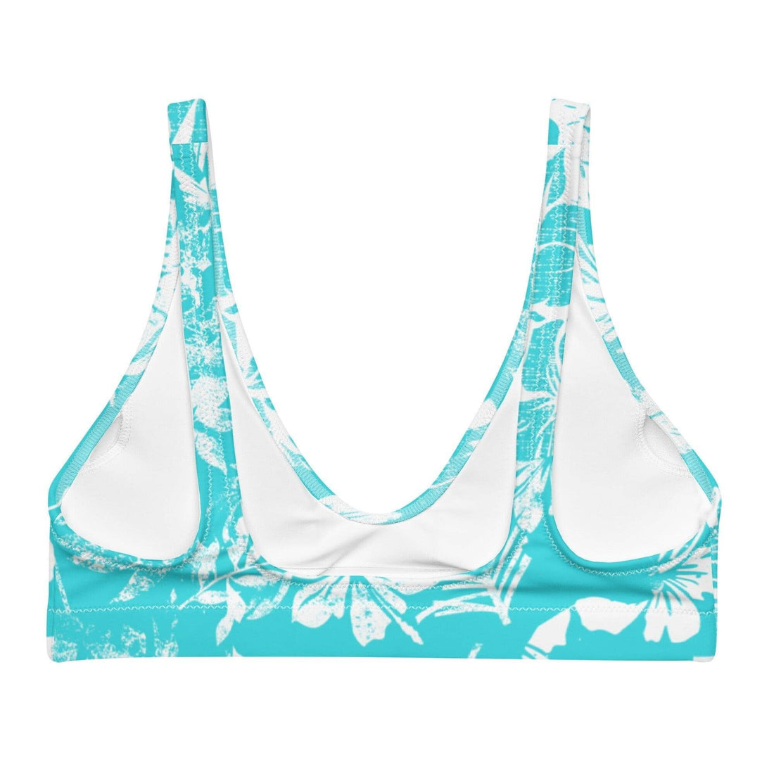 Hawaiian Cruisin Blue Bikini Top-Coastal Cool