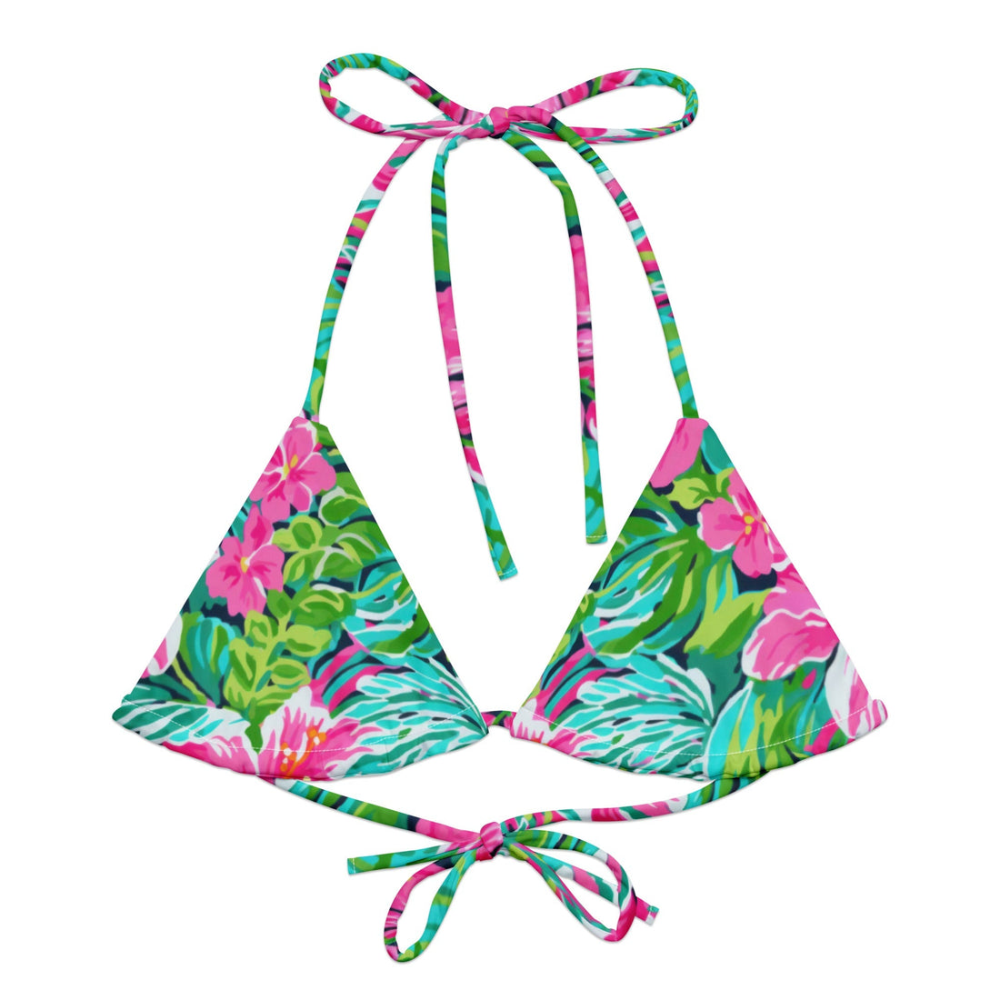 Honolulu String Bikini Top-Coastal Cool