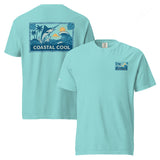 Hooked On Paradise Tee - Lagoon-Coastal Cool soft breathable durable high quality comfort fit