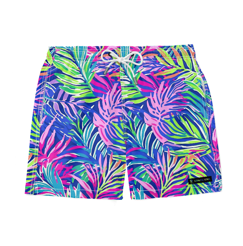 Island Escape Swim Trunks-Coastal Cool