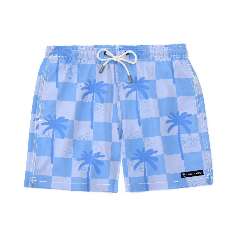 Island Hues Swim Trunks-Coastal Cool