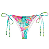 Island Life String Bikini Bottom by Coastal Cool sustainable UPF 50 adjustable seamless flattering fit