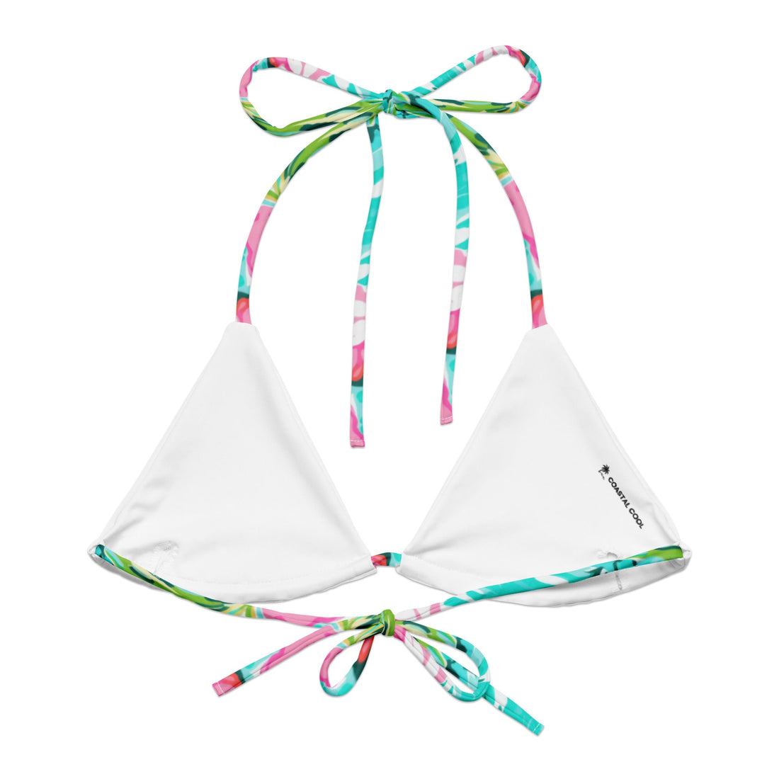 Island Life String Bikini Top-Coastal Cool-Recycled Swimsuits and Beachwear