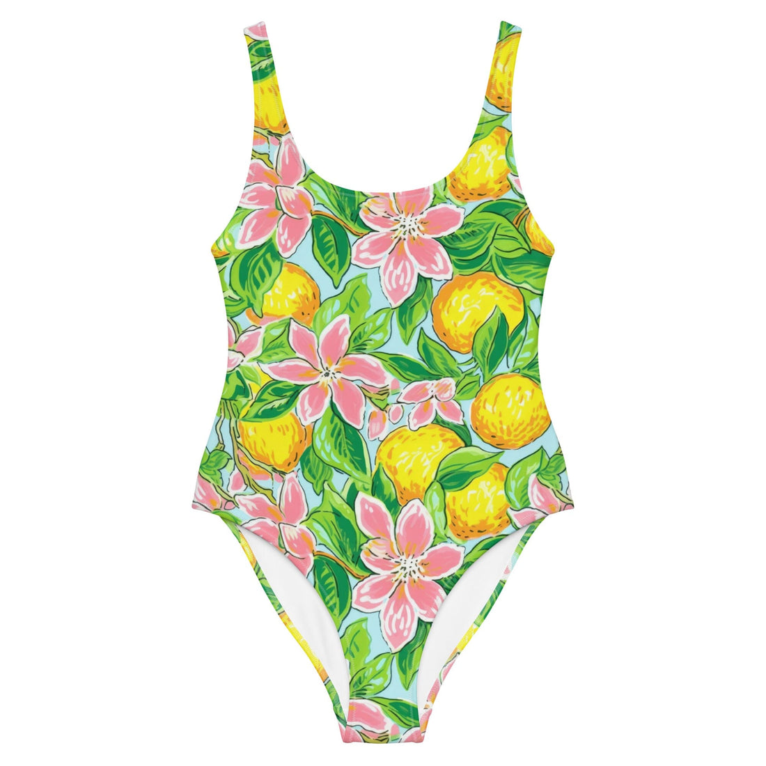 Island Mix One-Piece Swim-Coastal Cool