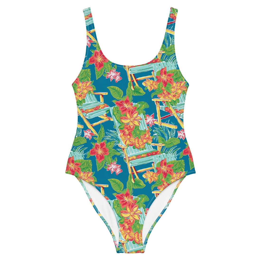 Leisure Land One-Piece Swim-Coastal Cool