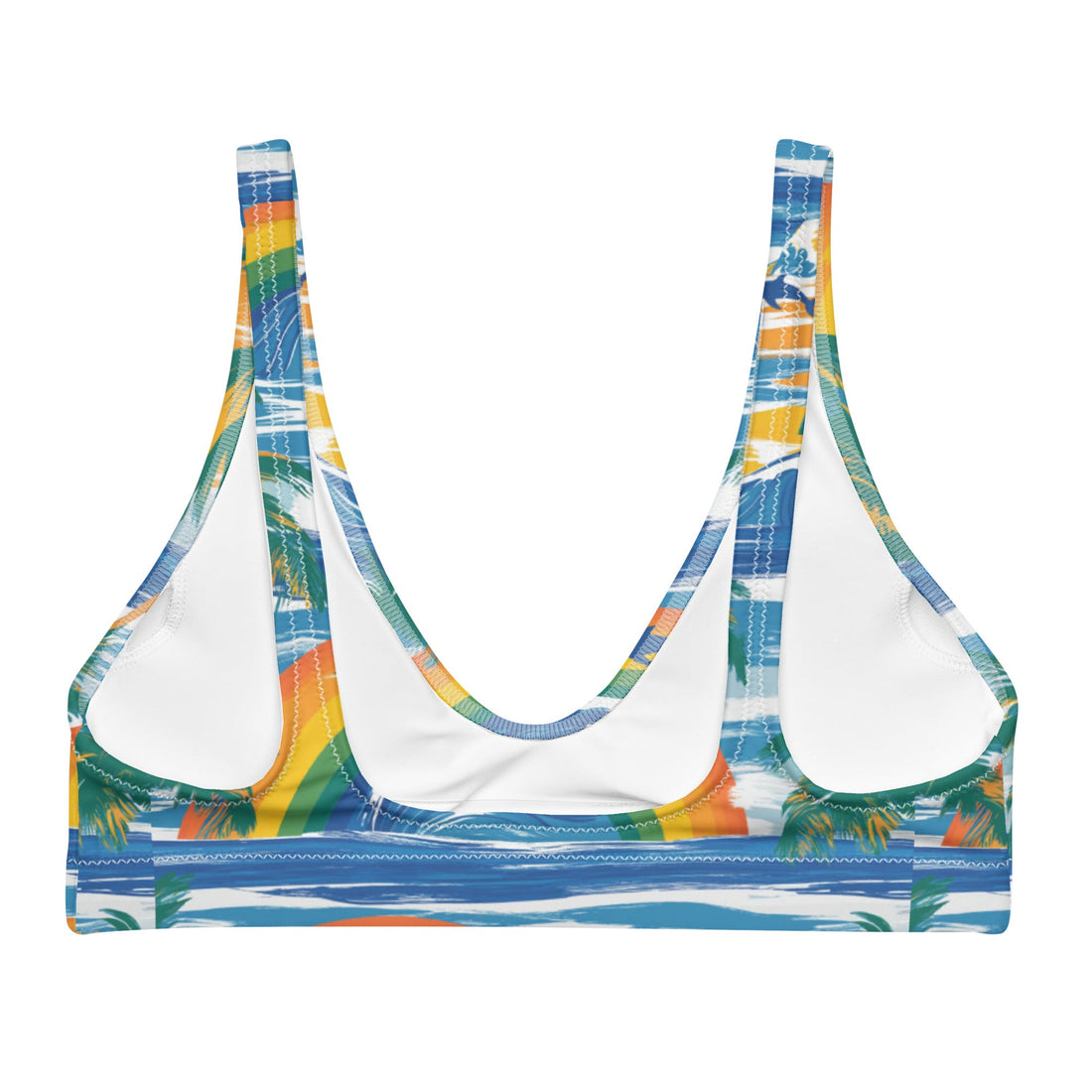 Liam Strong Race Bikini Top - CUSTOM-Coastal Cool-Recycled Swimsuits and Beachwear