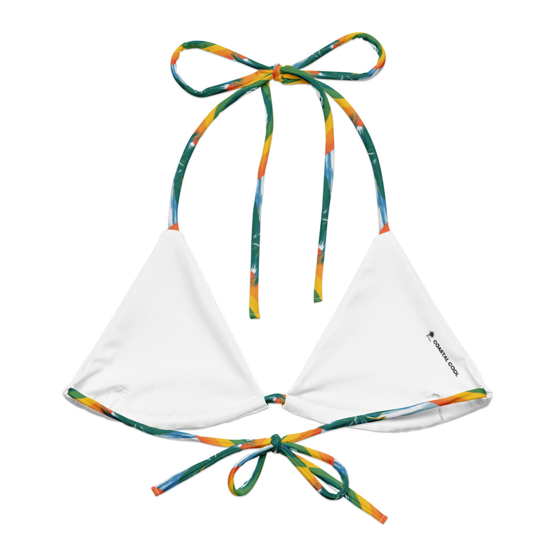 Liam Strong Race String Bikini Top - CUSTOM-Coastal Cool-Recycled Swimsuits and Beachwear
