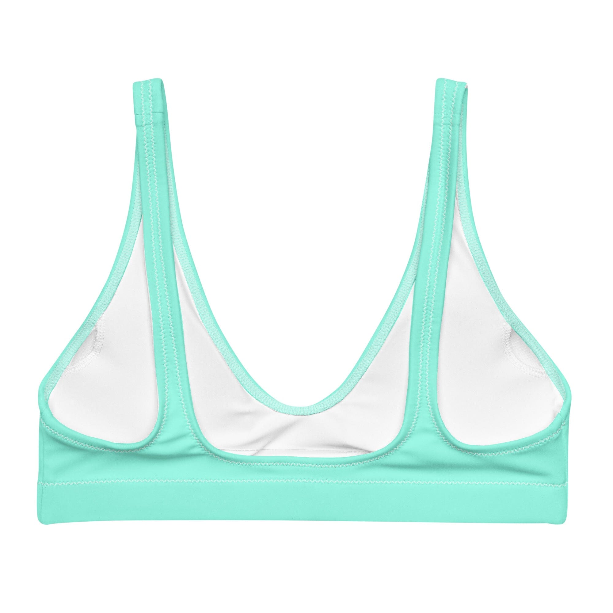 Light Teal Bikini Top-Coastal Cool