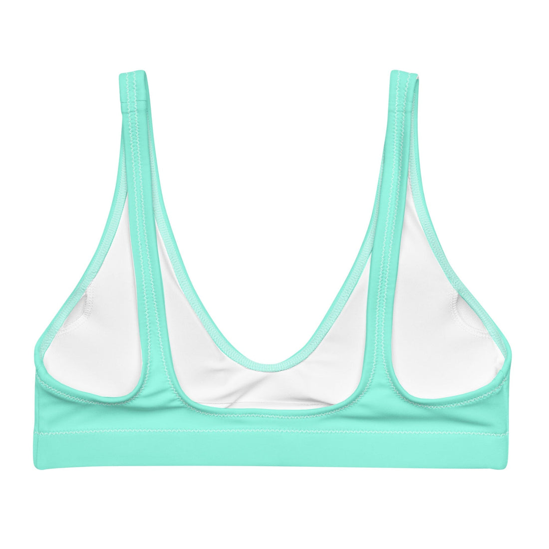 Light Teal Bikini Top-Coastal Cool