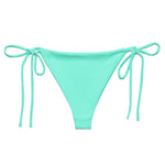 Light Teal String Bikini Bottom-Coastal Cool