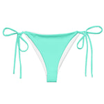 Light Teal String Bikini Bottom-Coastal Cool
