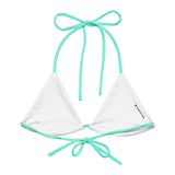 Light Teal String Bikini Top-Coastal Cool