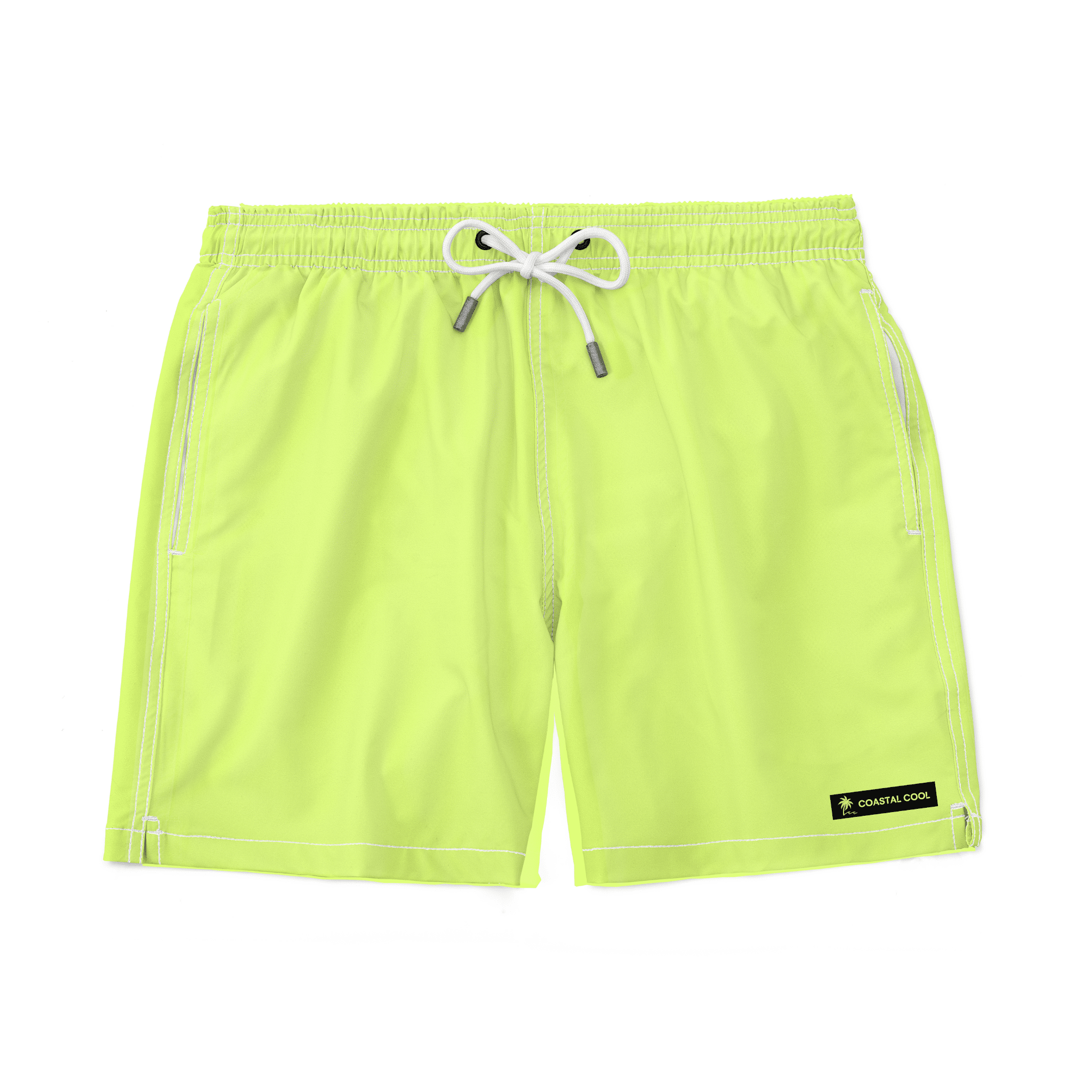 Light Yellow Swim Trunks-Coastal Cool