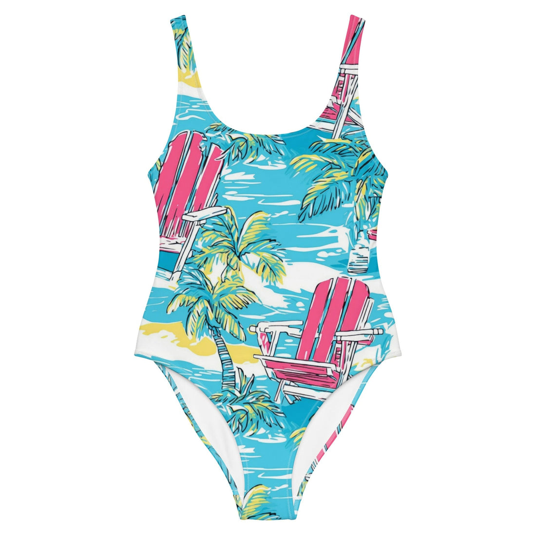 Malibu One-Piece Swim-Coastal Cool