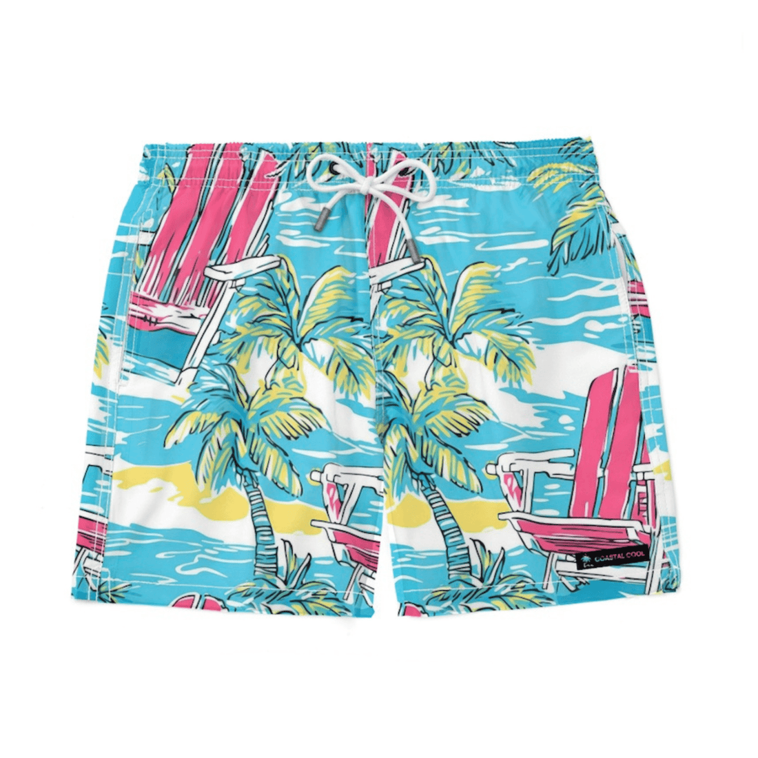 Malibu Swim Trunks-Coastal Cool