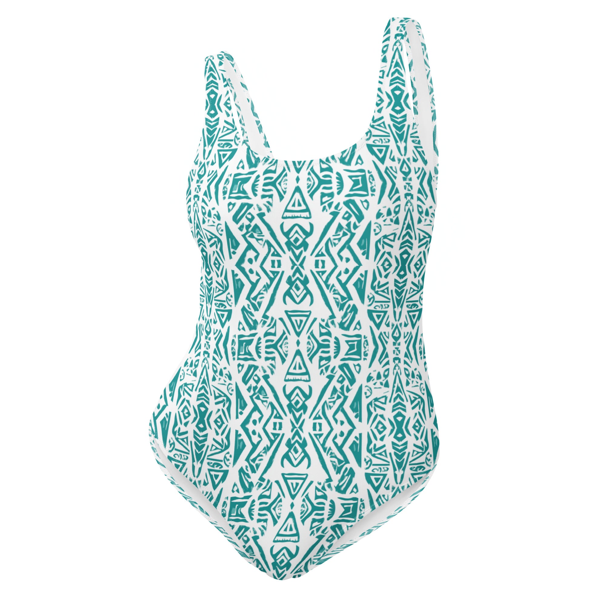 Nā Lani One-Piece Swimsuit-Coastal Cool