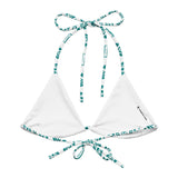 Nā Lani String Bikini Top-Coastal Cool
