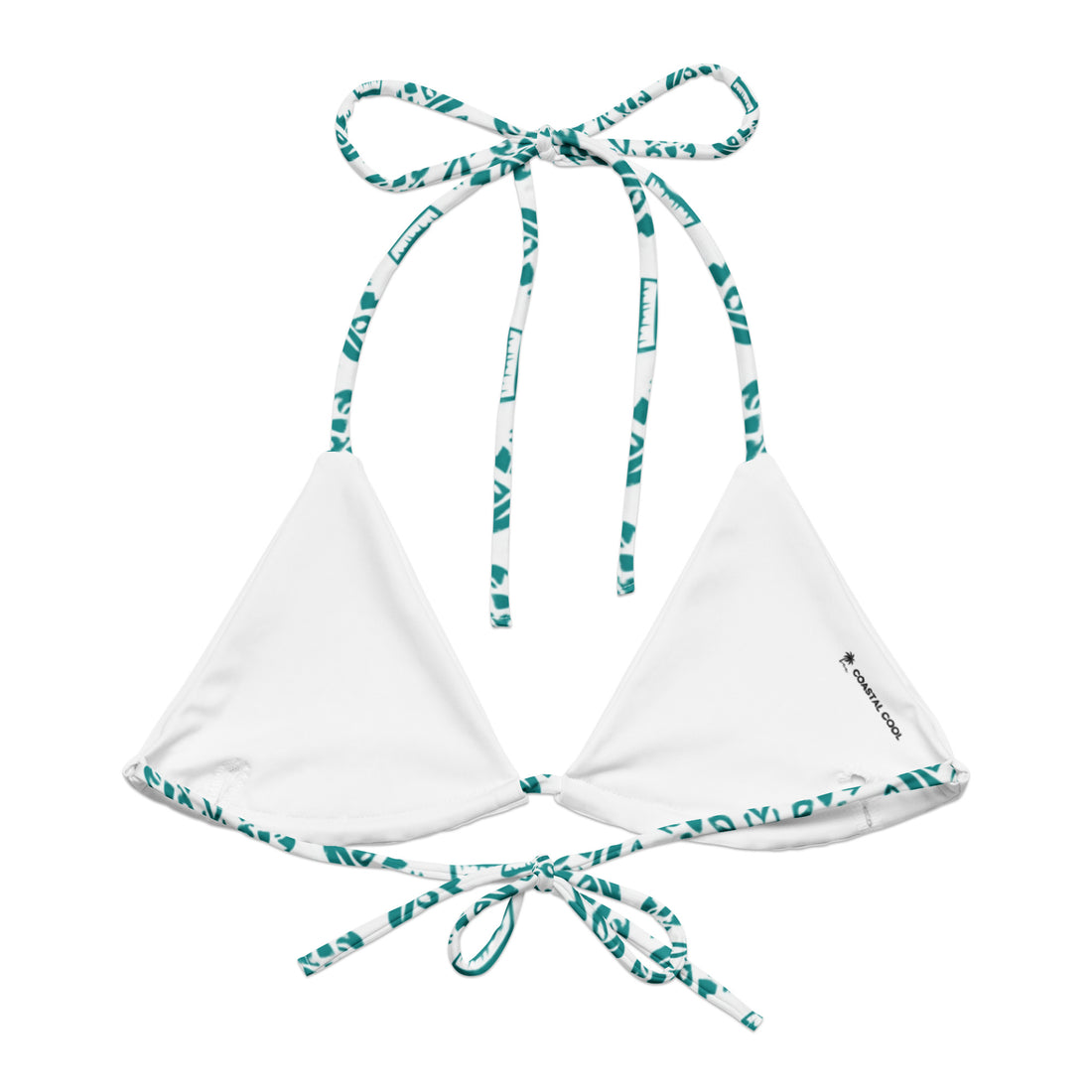 Nā Lani String Bikini Top-Coastal Cool-Recycled Swimsuits and Beachwear