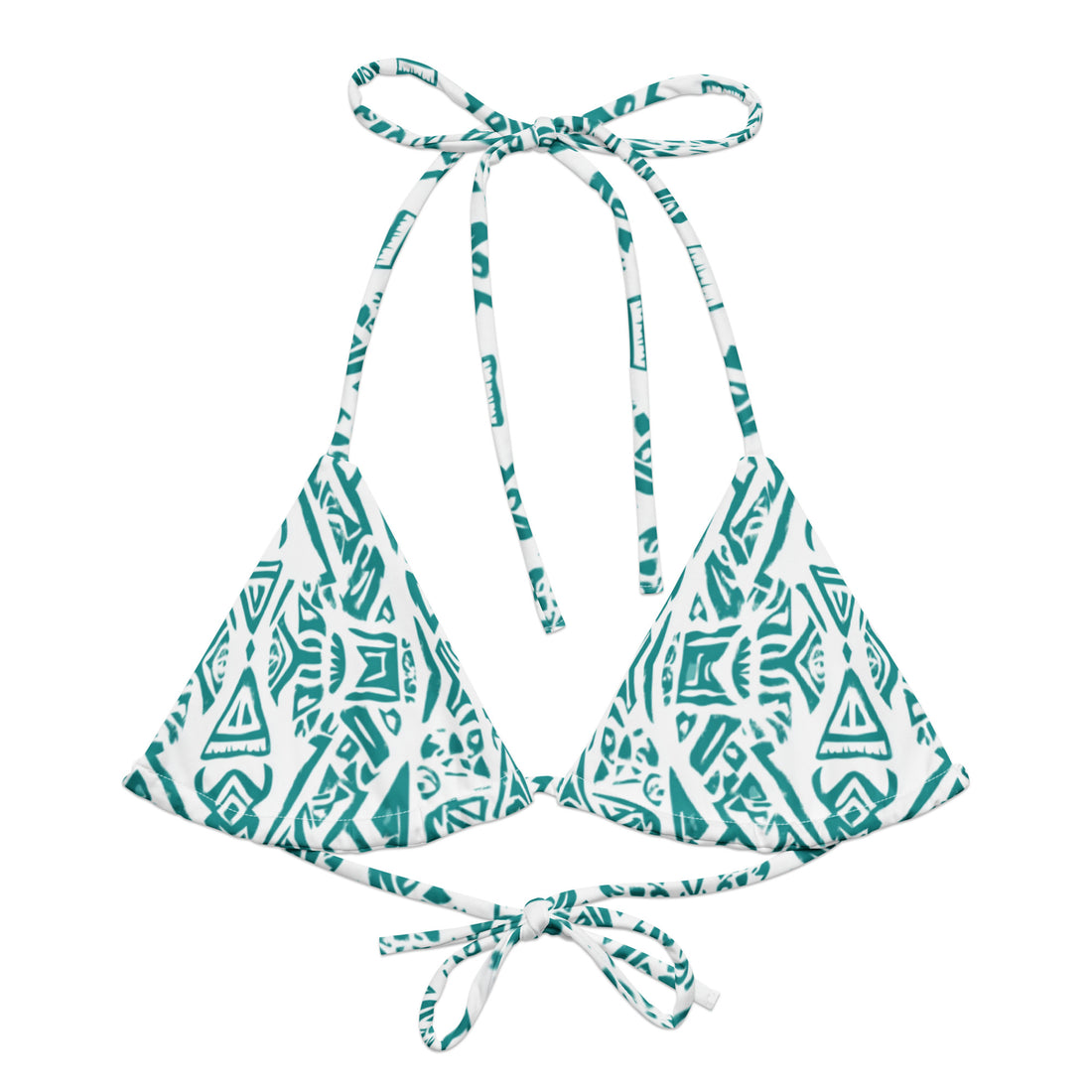 Nā Lani String Bikini Top-Coastal Cool-Recycled Swimsuits and Beachwear