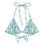 Nā Lani String Bikini Top-Coastal Cool