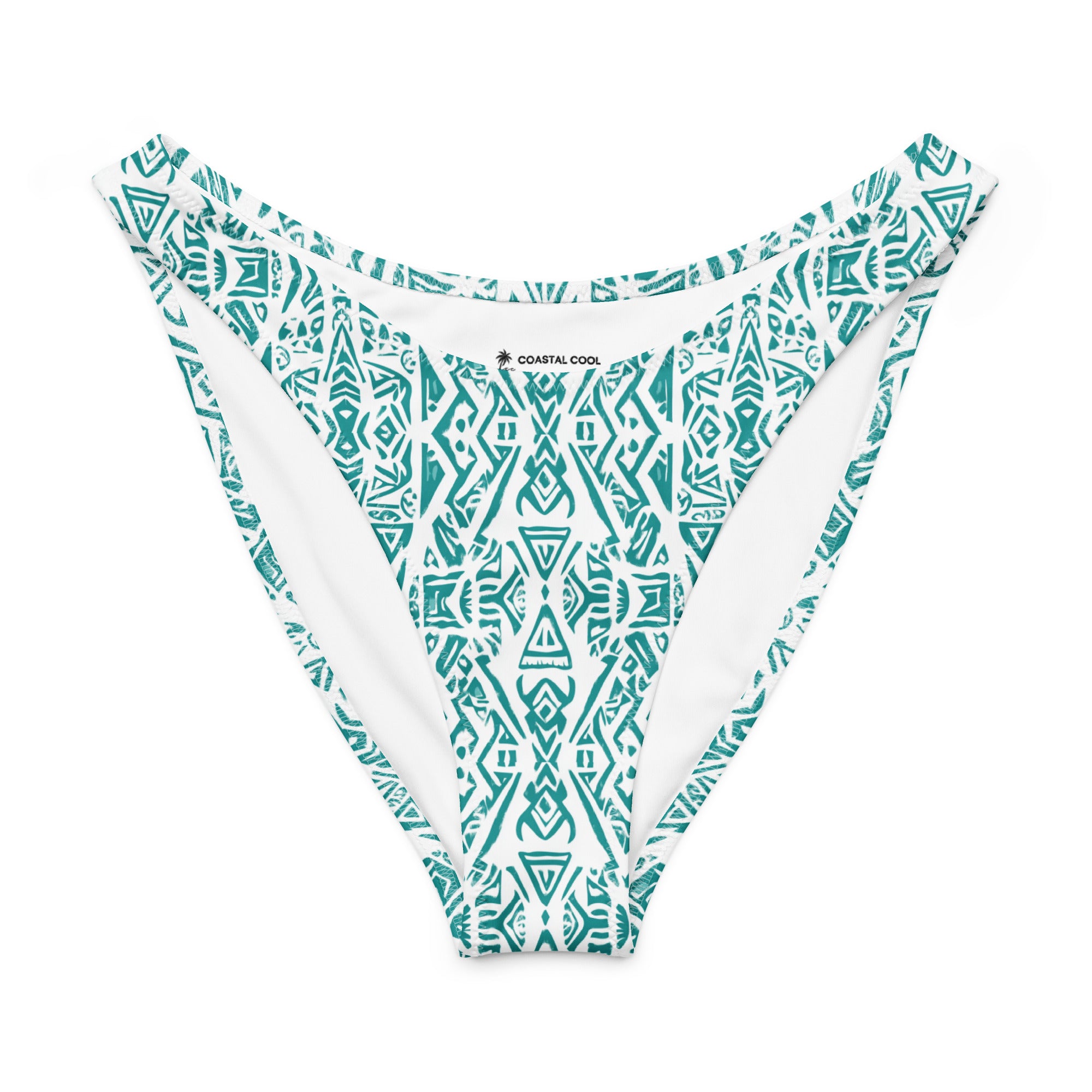 Nā Lani V-Waist Bikini Bottom-Coastal Cool