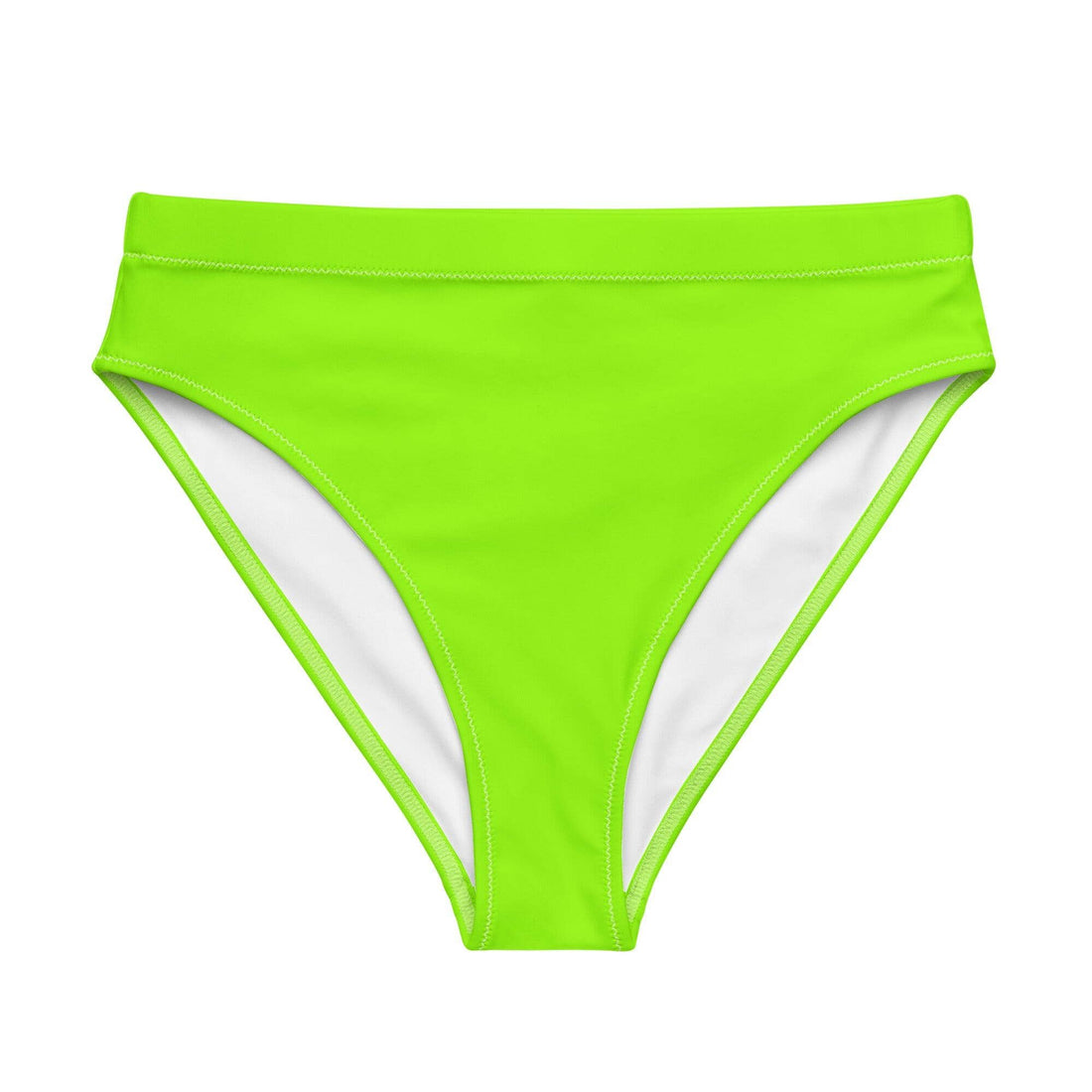 Neon Green Bikini Bottom-Coastal Cool-Recycled Swimsuits and Beachwear