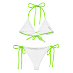 Neon Green Bikini by Coastal Cool adjustable bikini set UPF 50 breathable sustainable resort style