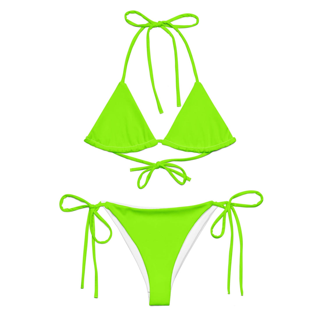 Neon Green Bikini-Coastal Cool