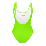 Neon Green One-Piece Swimsuit-Coastal Cool